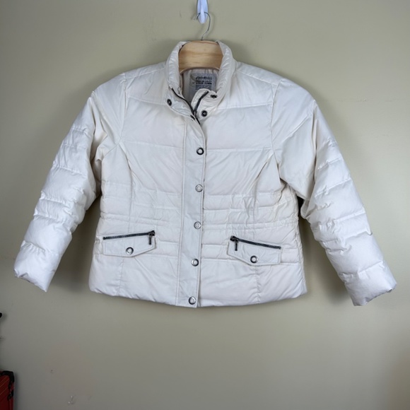 Eddie Bauer Women’s Goose Down puffer jacket with removable fur collar XL - Picture 3 of 14